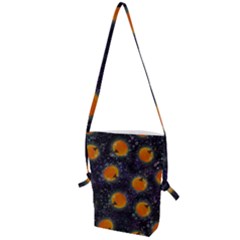 Space Pumpkins Folding Shoulder Bag by SychEva