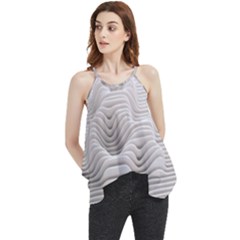 Illusion Waves Flowy Camisole Tank Top by Sparkle