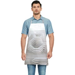 Illusion Waves Kitchen Apron by Sparkle