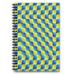 Illusion Waves Pattern 5 5  X 8 5  Notebook by Sparkle