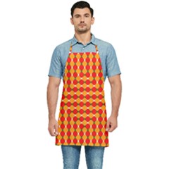 Illusion Blocks Pattern Kitchen Apron by Sparkle