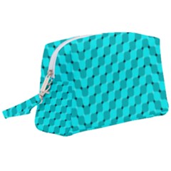 Illusion Waves Pattern Wristlet Pouch Bag (large) by Sparkle