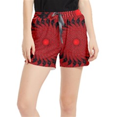 Illusion Waves Pattern Runner Shorts by Sparkle