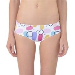 Abstract Multicolored Shapes Classic Bikini Bottoms by SychEva