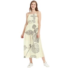 Lemon Balm Boho Sleeveless Summer Dress by Limerence