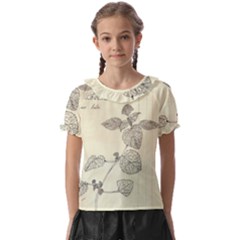 Lemon Balm Kids  Frill Chiffon Blouse by Limerence