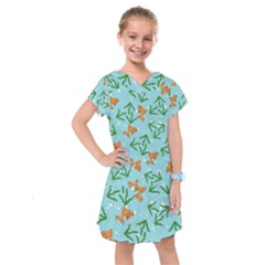 Gold Fish Kids  Drop Waist Dress