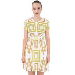 Abstract Pattern Geometric Backgrounds   Adorable In Chiffon Dress by Eskimos