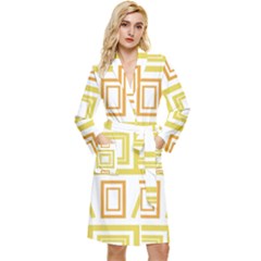 Abstract Pattern Geometric Backgrounds   Long Sleeve Velour Robe by Eskimos