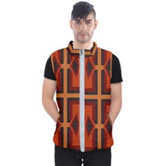 Abstract Pattern Geometric Backgrounds   Men s Puffer Vest by Eskimos