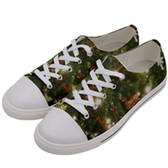 Christmas Tree Decoration Photo Women s Low Top Canvas Sneakers by dflcprintsclothing