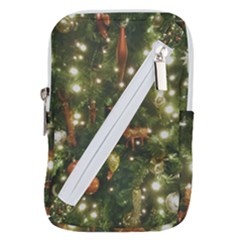 Christmas Tree Decoration Photo Belt Pouch Bag (small) by dflcprintsclothing