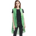 Green Vibrant Abstract No4 Sleeveless Chiffon Waistcoat Shirt View1