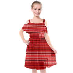 Gradient (101) Kids  Cut Out Shoulders Chiffon Dress by Sparkle