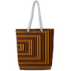 Gradient Full Print Rope Handle Tote (small) by Sparkle