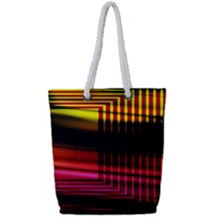 Gradient Full Print Rope Handle Tote (small) by Sparkle