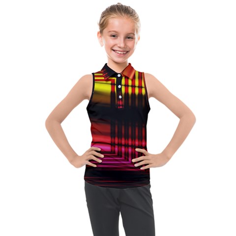 Gradient Kids  Sleeveless Polo Tee by Sparkle