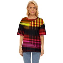 Gradient Oversized Basic Tee by Sparkle