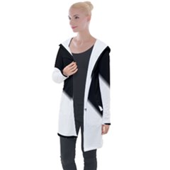 Gradient Longline Hooded Cardigan by Sparkle