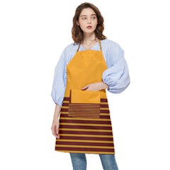 Gradient Pocket Apron by Sparkle