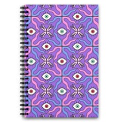 Abstract Illustration With Eyes 5 5  X 8 5  Notebook by SychEva