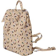 Festive Champagne Buckle Everyday Backpack by SychEva