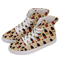 Champagne For The Holiday Women s Hi-top Skate Sneakers by SychEva