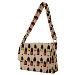 Champagne For The Holiday Full Print Messenger Bag (m) by SychEva