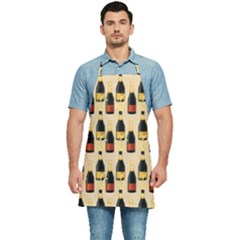 Champagne For The Holiday Kitchen Apron by SychEva