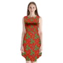 Christmas Trees Sleeveless Chiffon Dress   View1