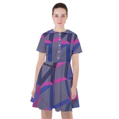 3d Lovely Geo Lines Sailor Dress by Uniqued