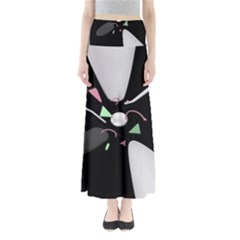 Digital Illusion Full Length Maxi Skirt by Sparkle