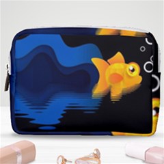 Digital Illusion Make Up Pouch (medium) by Sparkle