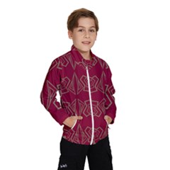 Abstract Pattern Geometric Backgrounds   Kids  Windbreaker by Eskimos