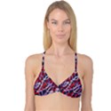 3d Lovely Geo Lines Vii Reversible Tri Bikini Top View3