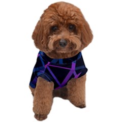 3d Lovely Geo Lines  V Dog T-shirt by Uniqued