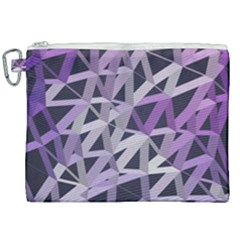 3d Lovely Geo Lines  Iv Canvas Cosmetic Bag (xxl) by Uniqued