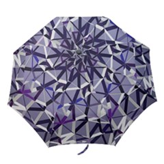 3d Lovely Geo Lines Ix Folding Umbrellas by Uniqued