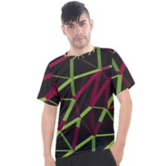 3d Lovely Geo Lines X Men s Sport Top by Uniqued