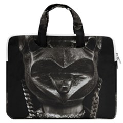 Creepy Women Mannequin Portrait Macbook Pro Double Pocket Laptop Bag (large) by dflcprintsclothing