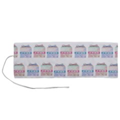 Gift Boxes Roll Up Canvas Pencil Holder (m) by SychEva