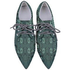 Floral Pattern Paisley Style Paisley Print   Pointed Oxford Shoes by Eskimos