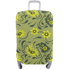 Floral Pattern Paisley Style Paisley Print   Luggage Cover (large) by Eskimos