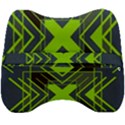 Abstract geometric design    Velour Head Support Cushion View2