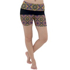 Digitaldesign Lightweight Velour Yoga Shorts by Sparkle