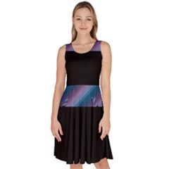 Shadecolors Knee Length Skater Dress With Pockets by Sparkle
