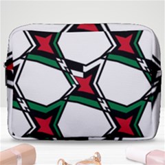 Abstract Pattern Geometric Backgrounds   Make Up Pouch (large) by Eskimos