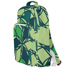 Abstract Pattern Geometric Backgrounds   Double Compartment Backpack by Eskimos