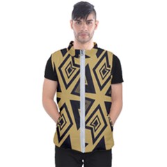 Abstract Pattern Geometric Backgrounds   Men s Puffer Vest by Eskimos