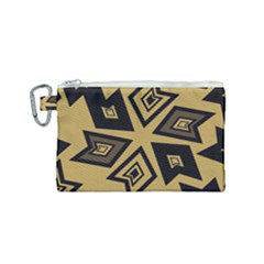 Abstract Pattern Geometric Backgrounds   Canvas Cosmetic Bag (small) by Eskimos